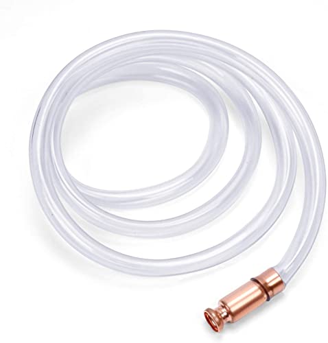 Transfer Siphon Hose Pump - Large Manual Liquid Fuel Pump for Gasoline, Water, Lawn Mowers, Efficient Fluid Transfer