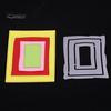 Rectangle Frame Cutting Die DIY Scrapbook Paper Cards Making Stencil Mold Decor