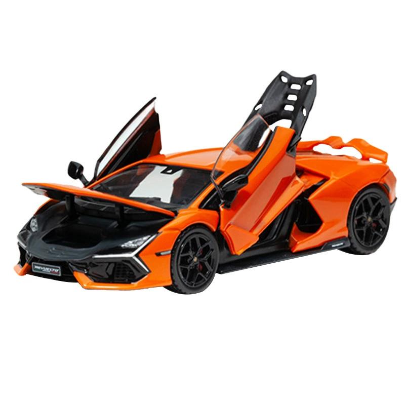 

В наявності Hhtoys 1:64 Lamborghini Revueltoa Імітаційний Сплав Мініатюрна Лита Модель Автомобіля На Замовлення Дитячі Іграшки Подарунок помаранчевий
