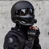 DOT Certified Scorpion Helmet Motorcycle Retro Combination Full Helmet Warm Men Cruising Electric Motorbike Four Seasons