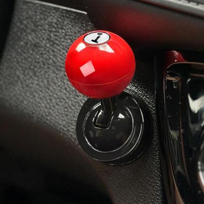 Auto Push Start Joystick Billiards Styles Car Push To Start Button Rocker Car Button Start Lever Car Starter Engine Button Cover