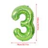 Fruit Green Number Balloon Foil Balloon Party Dress Up Wedding Decoration Birthday Balloon Party Balloons