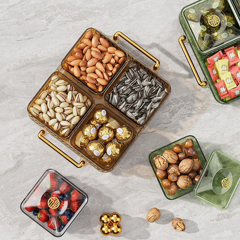 Durchscheinende Dessert-Servierplatte Wasserdichte Obstaufbewahrungsschale Trockenfrüchteplatte Schlafzimmer