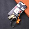 Čínský zvěrokruh Zvířecí rok Symbol Broskvové dřevo Keychain Keychain Alliy Key ring Bag Decor