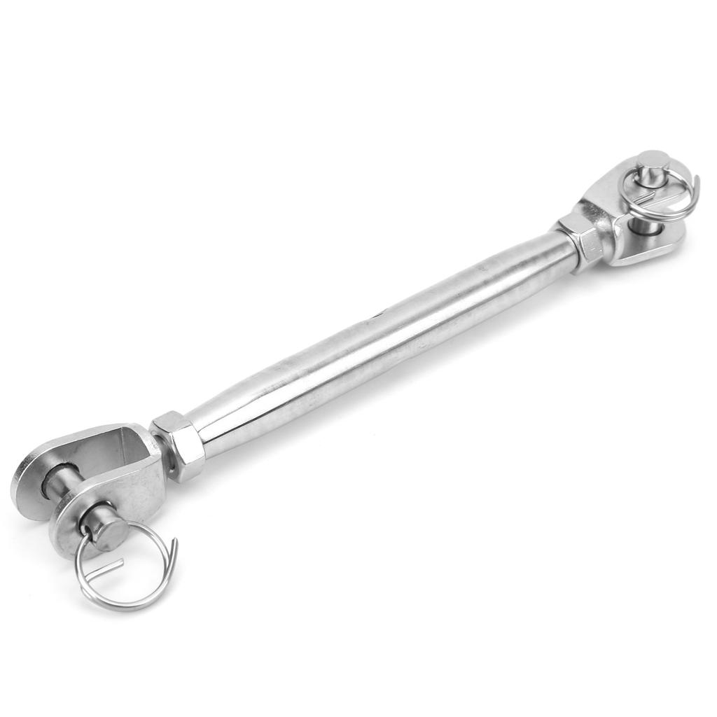 2 adet Çene ve Çene Gerdirme Paslanmaz Çelik Gerdirme Donanımı Vidanı Tel Halat Kablo için Çene