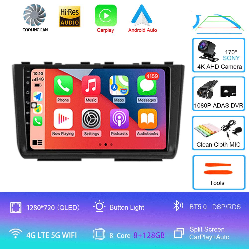 Car Radio Android 14 Carplay For Hyundai Creta 2 IX25 2020 2021 Multimedia Video Player Navigation GPS Stereo Head Unit No 2din