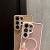 Wrist Strape Thin Magsafe Phone Case for Samsung Galaxy S26 S25 S24 Ultra S23 S22 FE A17 A16 A36 A56 A07 Magnetic Armor Cover