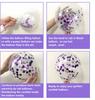 102 pieces of purple butterfly balloon set suitable for birthday party, wedding decoration, graduation decoration, summer outdoo