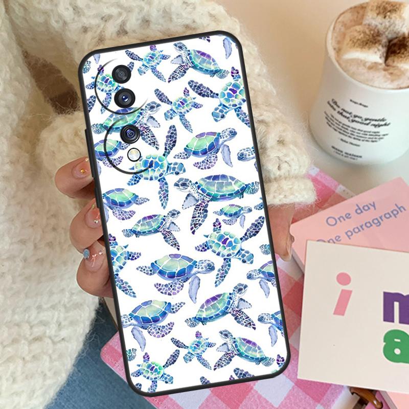 Sea Turtles Case For Honor X9b X9a X8a X7a X6a X9 X7 X6 X8 Cover For Honor 50 70 90 Lite Magic 4 5 Pro