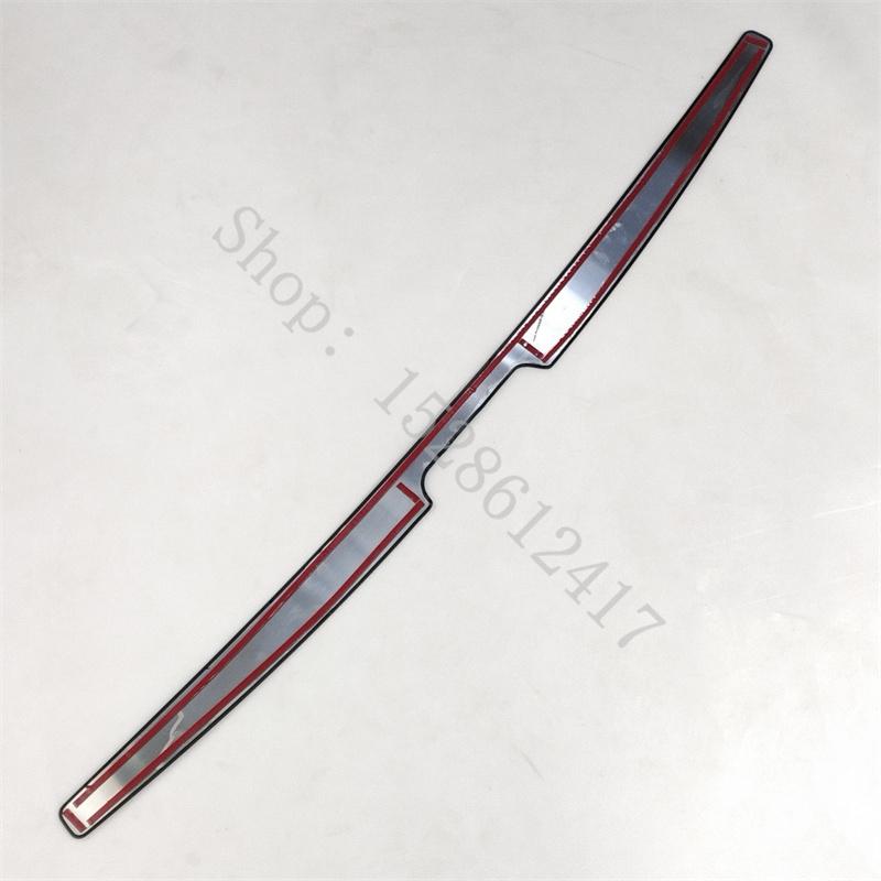For Peugeot 3008 2010 2011 2012~ Stainless Steel Rear Bumper Protector Trunk Bumper Trim Cover Protector Car Accessories