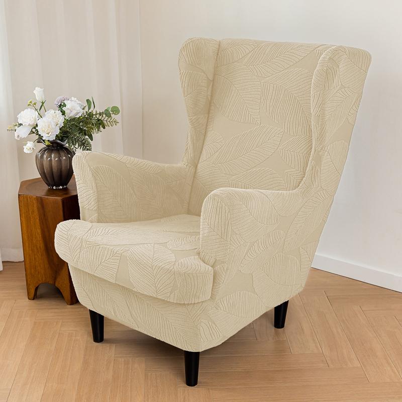 Leaf Jacquard Polar Fleece Recliner Sofa