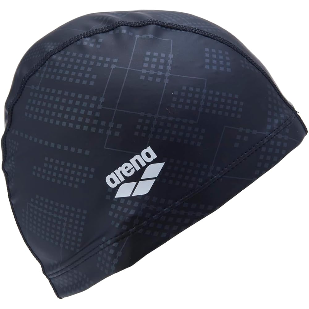 Arena Unisex 2-Way Silicone Swim Cap Free Size Patterned Fitness Accessory