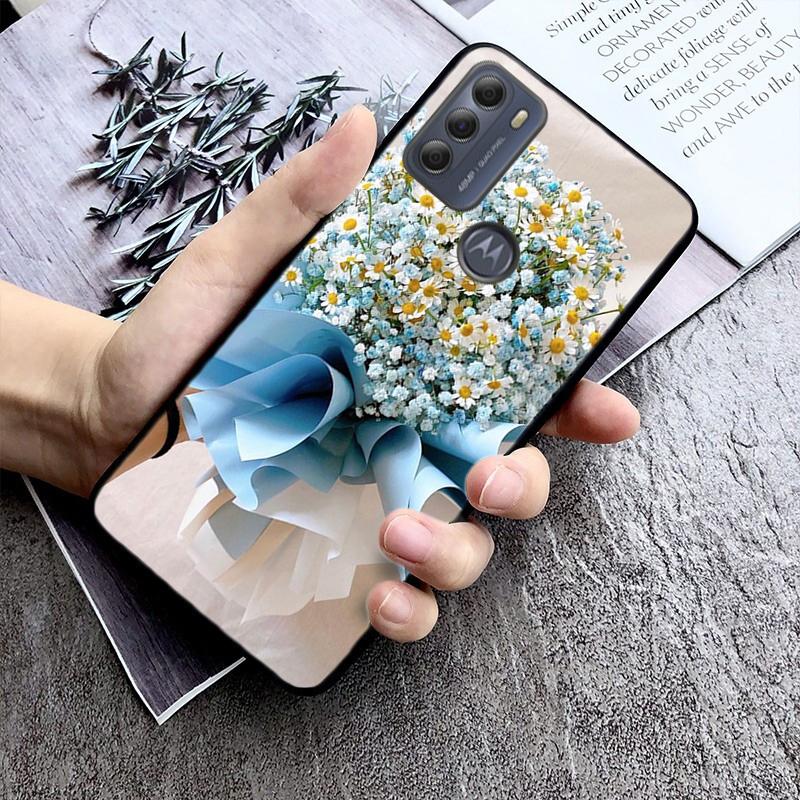 Etui na telefon Baby Breath Flowers do Moto G84 G22 G32 G42 G52 G62 G53 G72 G60 G60S G100 G10 G20 G30 G13 G50 G 5G G Pure