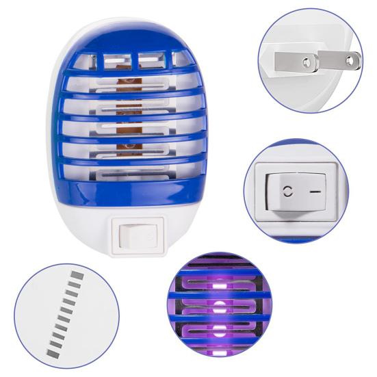 Mosquito Zapper with High Light Transmittance UV Light Large Coverage Plug-Play Safe to