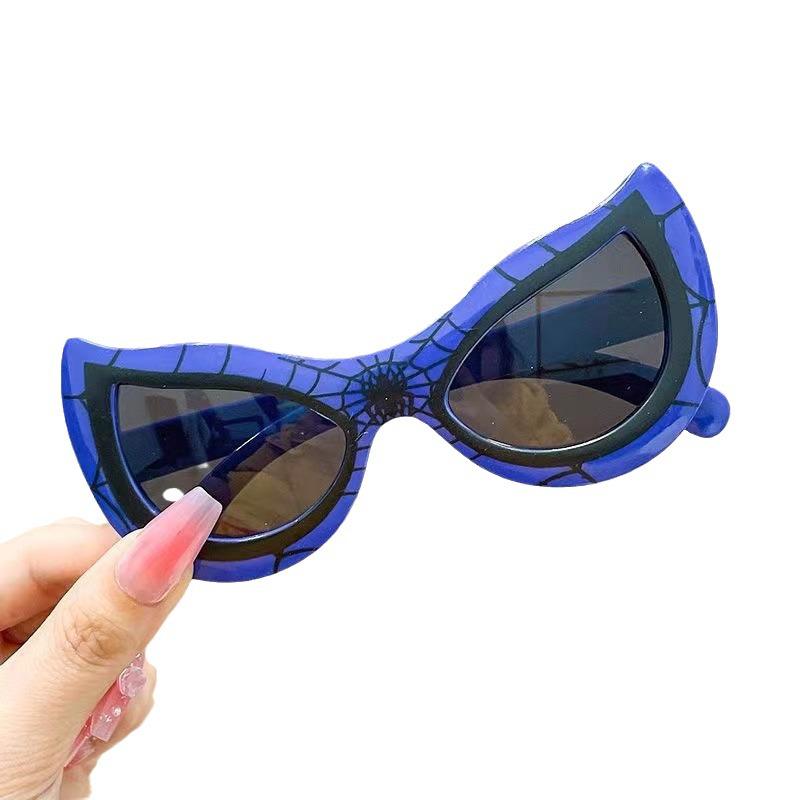 Cartoon Spiderman Kids' Sunglasses - Fun Fashion Posing Glasses for Boys and Girls