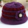 Cappello Invernale da Donna Cappello di Cotone da Mamma Cappello Lavorato a Maglia Antivento da Donna Inverno Perla Caldo Spesso Cappello di Lana