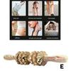 Natural Beech Wooden Neck Shoulder Back Massager Scrape Wood Guasha Stick for Massage Gouache Therapy SPA Beauty Salon Health
