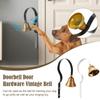 1Pcs Traditional Retro Vintage Door Bell Metal Doorbell Wall Mounted Supply Home K3B4