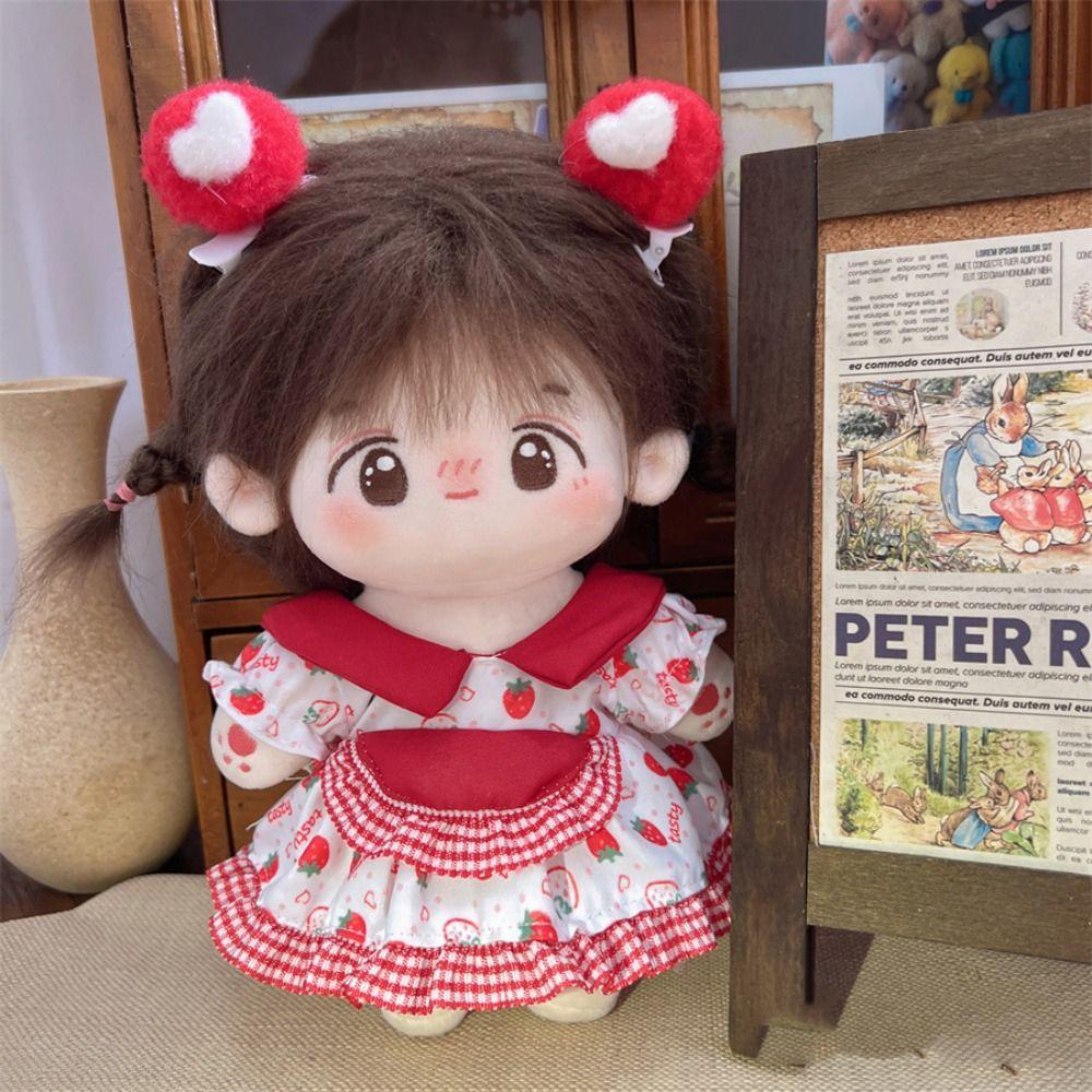 Multicolor 20cm Cotton Doll's Clothes Dress Up Star Doll Clothes  Cotton Doll Accessories