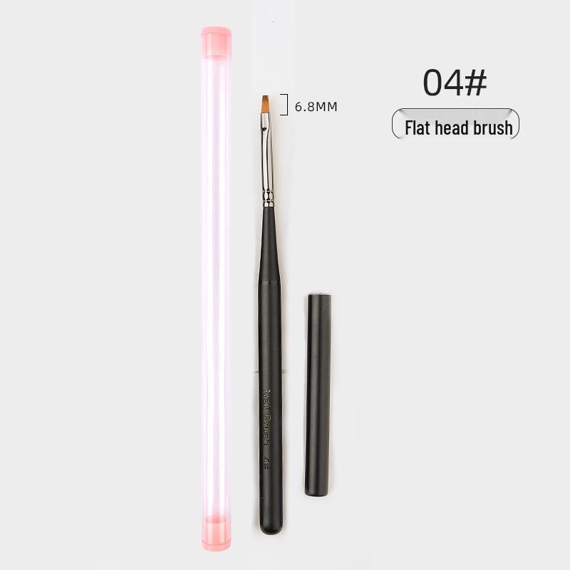 Japanese Nail Art Pen Set: 16-Piece Gel Polish Liner, Drawing, Carving, and Blending Brushes.