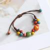 Ethnic Style Artistic Woven Jingdezhen Ceramic Hand Rope Student Children's Bracelet