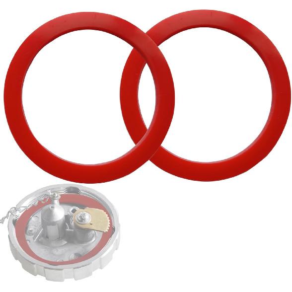Fuel Tank Cap Gasket Fit for Kenworth T2000 T400 T440 T450 T470 T600 T660 T680 T700 T800 T880, O Rings for Prevent Leakage, 2Pcs Upgrade Silicone