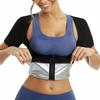 Women's Sweat-Wicking Plus Size Tummy Control Fitness Shaper with Chest Support