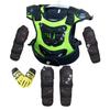 Kids' Motorcycle Balance Bike Armor Set: Knee, Elbow, Chest & Back Protectors.