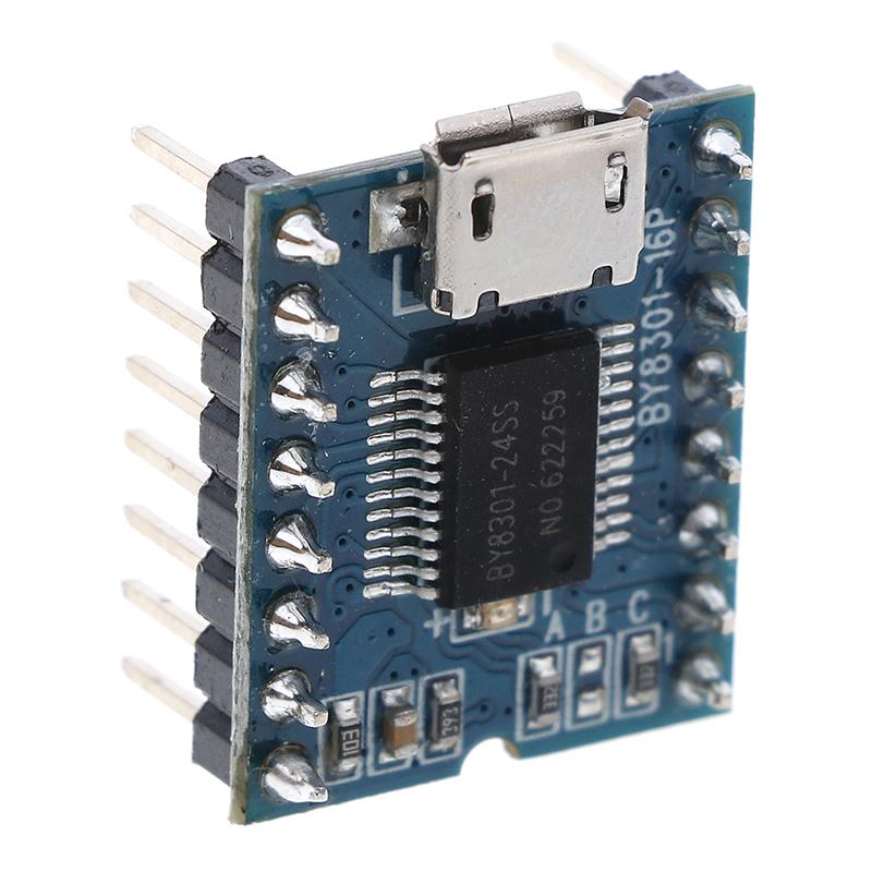 By8301-16P Ssop2 Mp3 Aduio Serial Voice Spi Flash Module 3W Amplifier Micro Usb