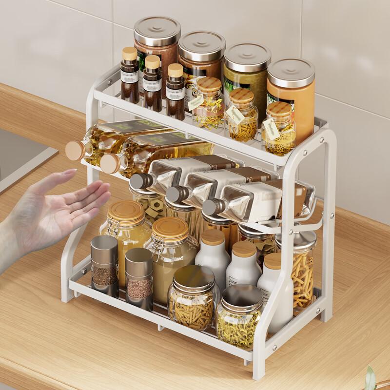 Kitchen Countertop 3-Tier Seasoning Rack
