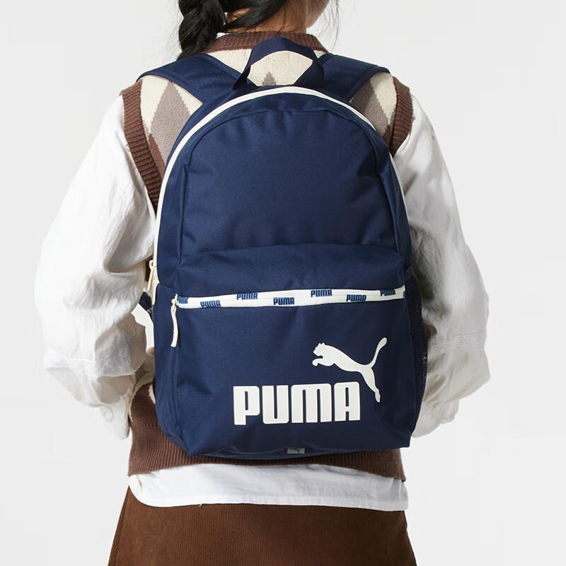 New PUMA Fabric Backpack Medium Size Unisex Blue 090927-07