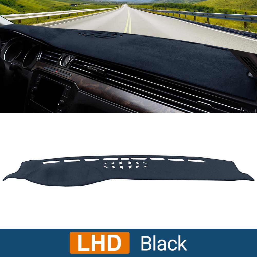 Для Volkswagen VW Passat B8 2015 2016 2017 2018      Накладка на приборную панель автомобиля Панель приборов Предотвращение бликов Коврики LHD Black