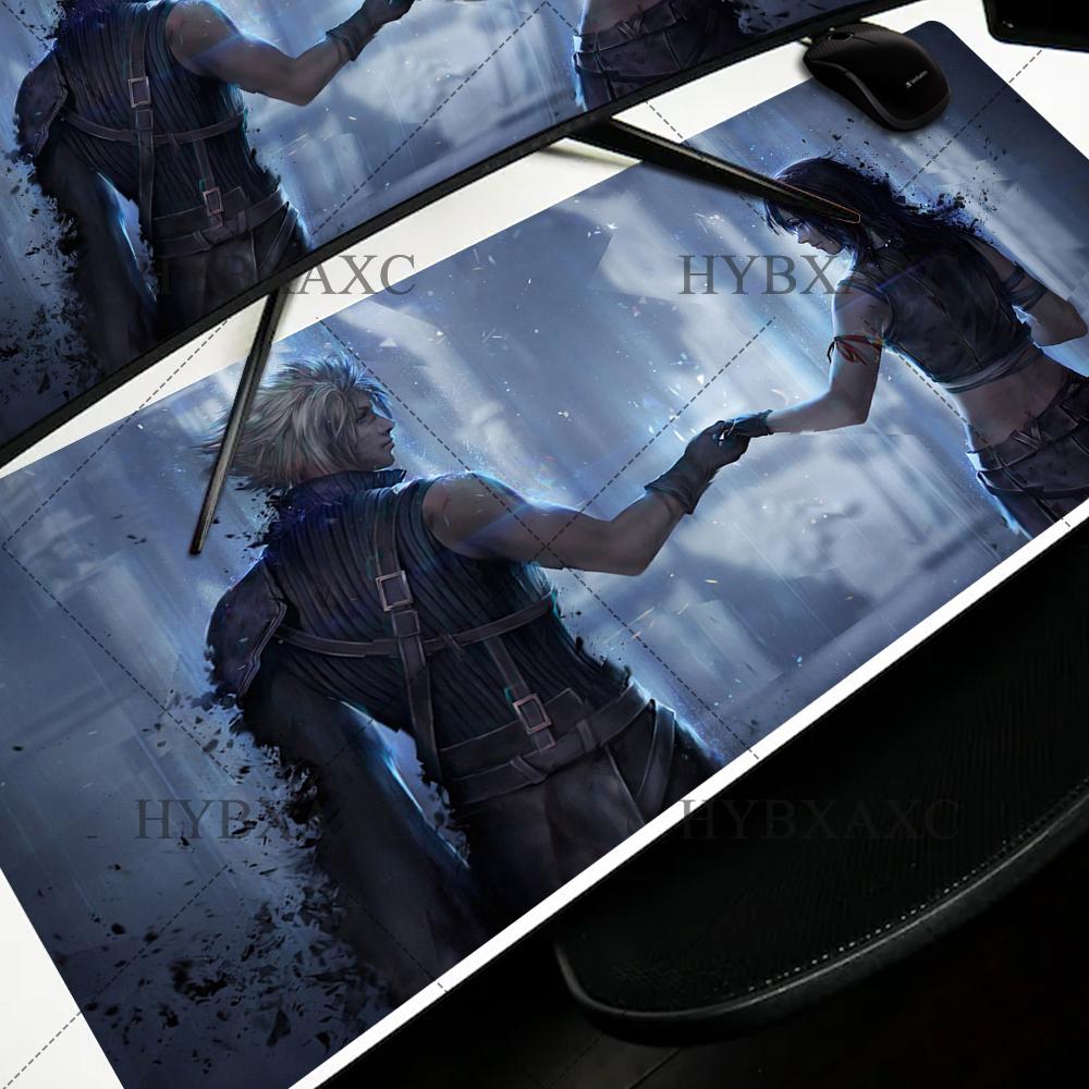 X FINAL FANTASY VII Tifa Lockhart Tappetino Mouse Grande XXL Accessori Gaming Ufficio Gamer Tastiera Scrivania Tappetino Accessori Tappetino Mouse
