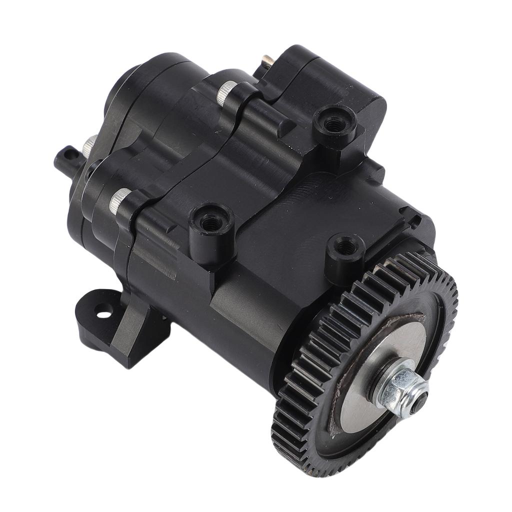 1/10 RC Car Transmission Case Gearbox with 45T Gear Alloy RC Metal Gearbox Assembly for Replacement