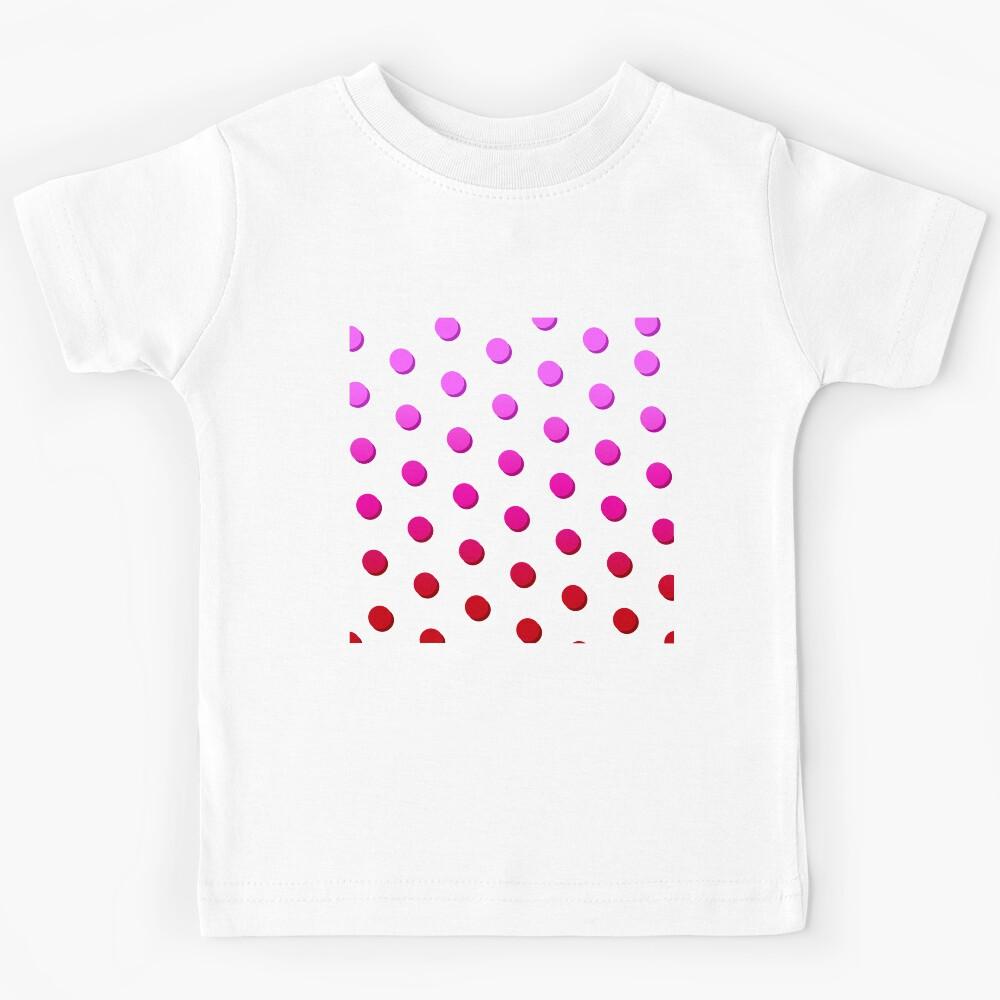 Pink Spots Kids T-Shirt 110