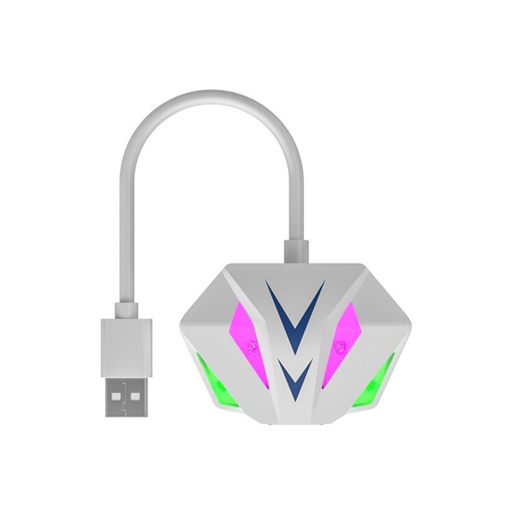 

USB To 2.5G Type C Ethernet Adapter 2-in-1 USB To Network Port For PC Laptop USB white