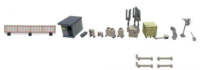 TOMYTEC Diorama Collection Diorama Accessories 134 Rooftop Accessories Set 325512 All-in-One