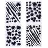 Car Styling 3D Fake Hole Sticker Motorcycle Helmet Body Simulation Scratch Hole Decal Funny Emblem Symbol Stickers