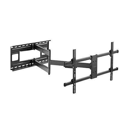 Support Mural TV - LOGILINK - BP0138 - Inclinable - Pivotant - Acier Noir - 43 à 80 pouces