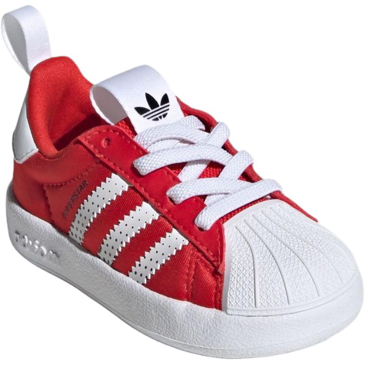 Adidas Originals Superstar 360 Comfortable Soft Fashion Support Low-Top Walking Shoes Baby Shoes Red IH1751