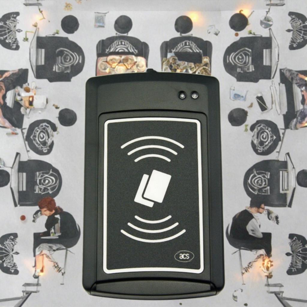 USB ISO 14443 13.56MHz Mobile Proximity Contactless Smart RFID Card Reader Writer ACR1281U-C8 RS232 Interface External POS/ATM