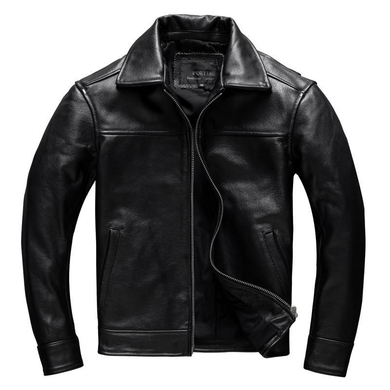 PU Leather Jacket Men's Business Casual Autumn and Winter Large Size Jacket