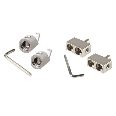Double 1/0Gauge To 1/0Gauge Amp Input Reducers  Adapter To Add Two 0Gauge Terminals To Single 0Gauge Terminals