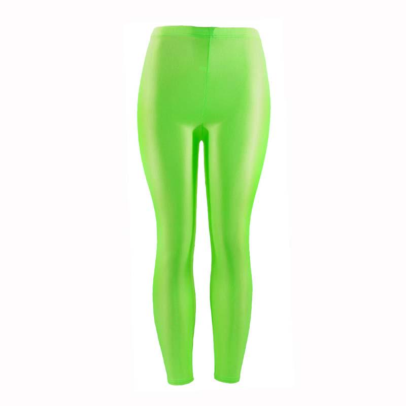 Buy Women Solid Color Fluorescent Shiny 