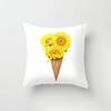 Premium Quality 18'' Summer Sunflower Pillow Case For Sofa And Car Cushion Decor