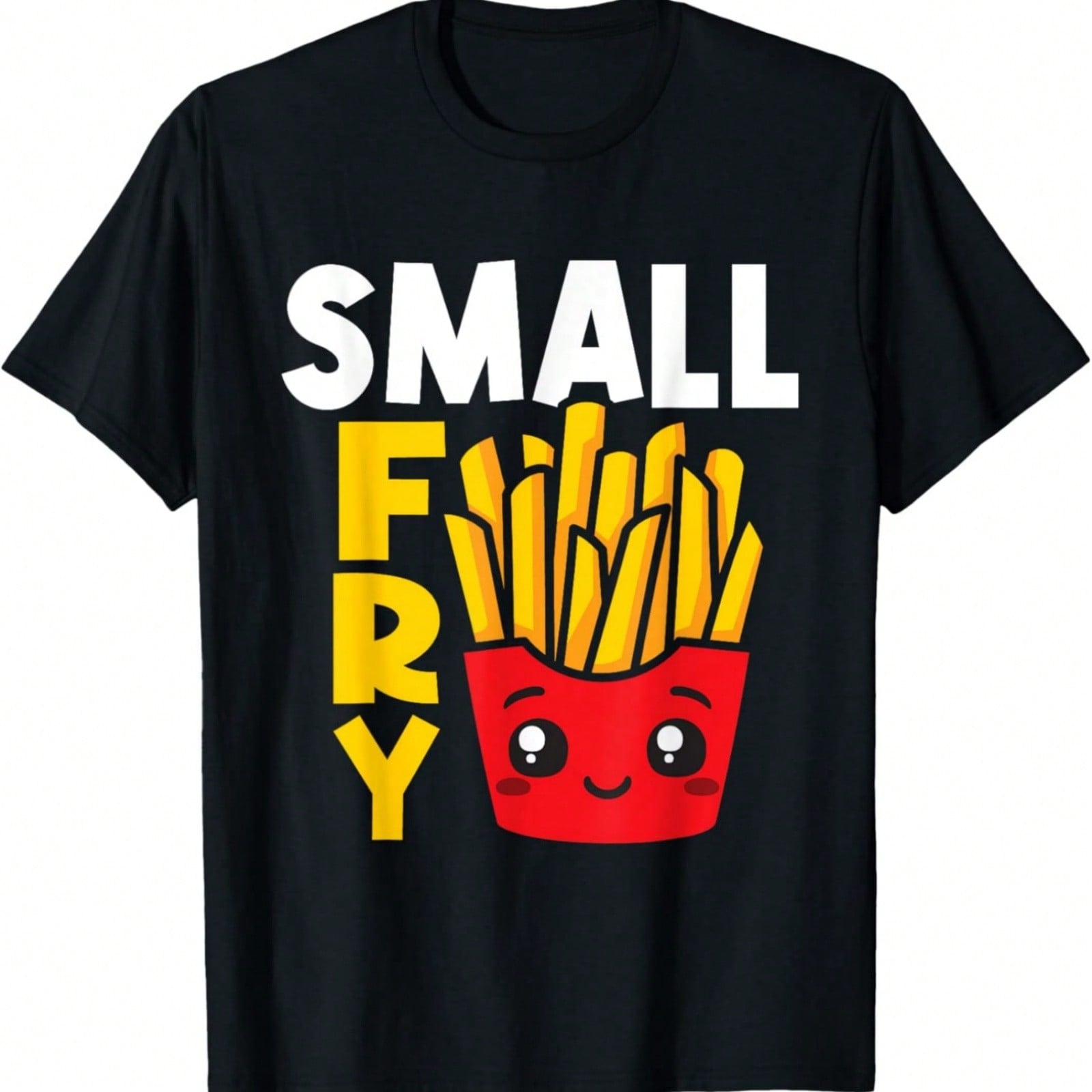 Small Fry - French Fries Eater Fast Food Chips Lover Potato T-Shirt S разноцветный
