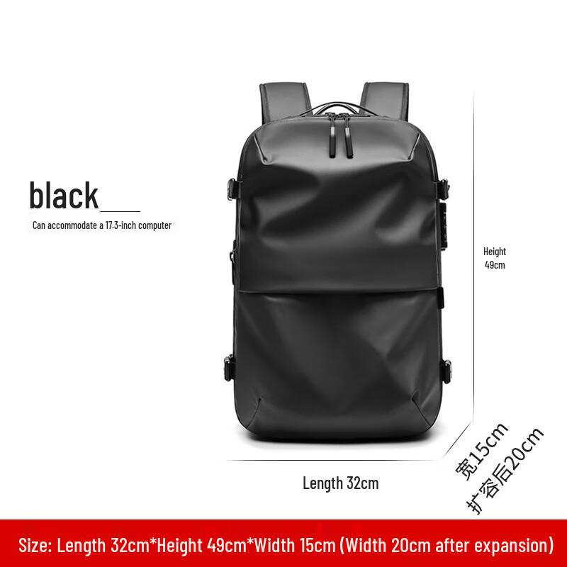 Li Shen Expandable Men s Travel & Laptop Backpack