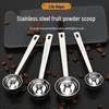 Rose Gold Stainless Steel Measuring Spoons Set: 5ml, 10ml, 20ml for Coffee, Milk, Cocktail, Fruit Powder.