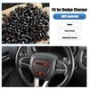 Steering Wheel Decoration Protective Cover For Dodge Charger For Challenger 2015 Up For Dodge Durango 2014 Up  Interior Accessories
