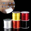 10-40M/Rolle Starkes Elastisches Kristall-Perlenband Buntes Stretch-Faden-Schnur Für Armband-Drähte DIY Schmuckherstellung Schnüre Linie